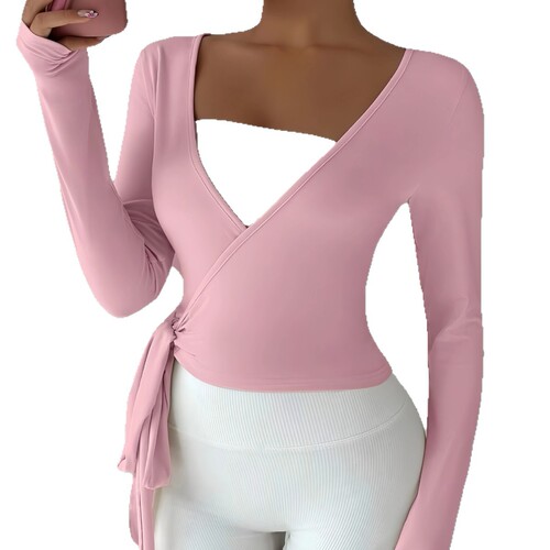 lulu's new long-sleeved cardigan yoga wear sports outdoor cover-up sun protection top strapped light jacket