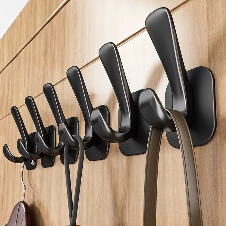 免打孔挂钩进门鞋柜衣柜衣服壁挂墙壁衣帽钩玄关门后挂衣钩粘钩