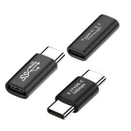 TYPE-C公转公延长转换头快充TYPE-C3.1音视频10GB全功能转接头