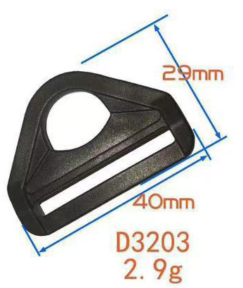 Venta directa de fábrica de hebillas de plástico en forma de D, hebillas de cinco puntas, hebillas triangulares, hebillas de media luna, hebillas de ajuste y hebillas en forma de D. image 18