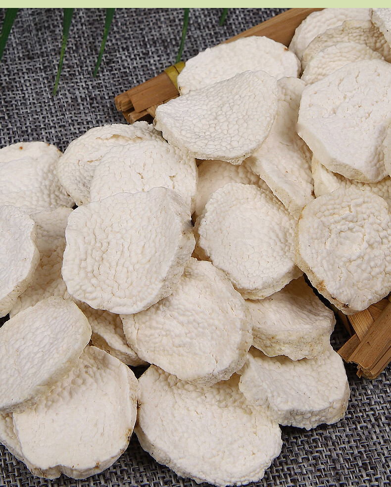 Chinese Yam Huai Shan 500g Dried Stir-Fried Slices for Soup Congee and Herbal Tea quality and texture