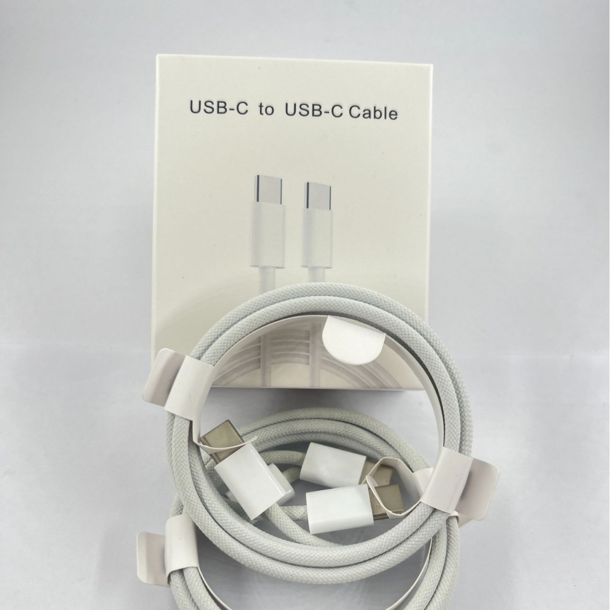El typec de doble cabeza 60W trenzó el cable de datos para el cable de carga rápido del teléfono móvil de la carga iPhone15ProMax de Apple 15