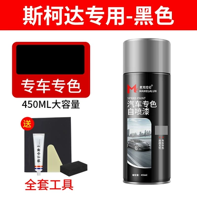 Avtomobil boya qələmləri Anti-Rust - skoda-series-black-1-bottle-free-soil-replenishment-tool