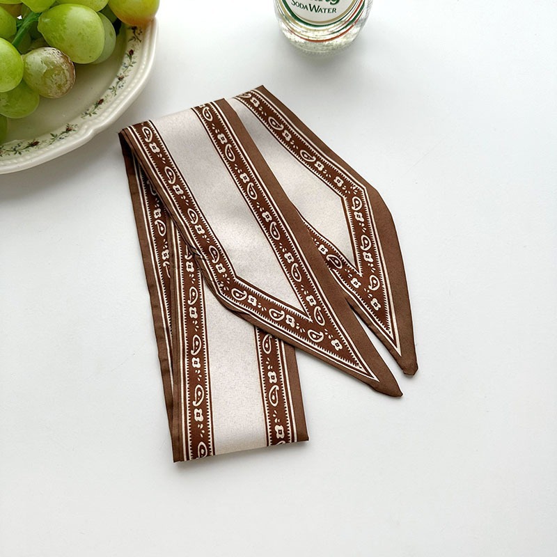 2025 mujeres primavera y verano coreano bolsas de cabello de color sólido correa de cabello de flores de caju