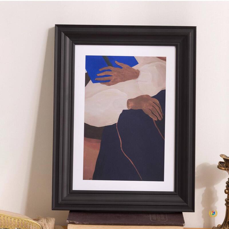 ↬ Black Vintage Large Picture Frame for Wall Hanging, Oil Painting Frame, Empty Frame for Mounting, Minimalist Art Frame, Customizable ↬ Black Vintage Large Picture Frame for Wall Hanging, Oil Painting Frame, Empty Frame for Mounting, Minimalist Art Frame, Customizable