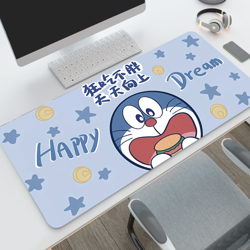ドラえもんマウスパッドかわいい大サイズのコンピューターキーボードのデスクパッド|undefined