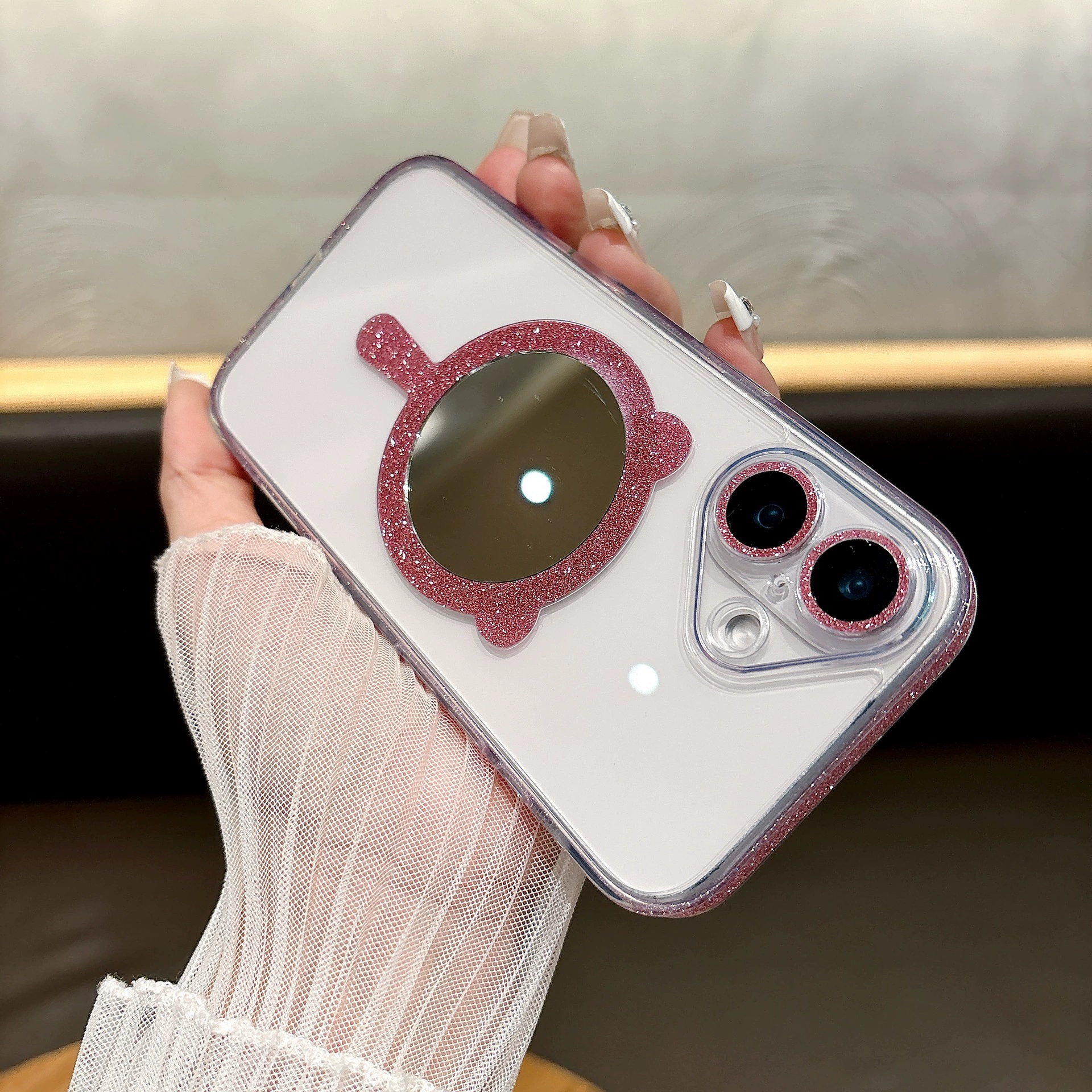 Apple, совместимый iPhone 16, чехол для телефона, стеклянное зеркало, защитный чехол, 16promax, iphone