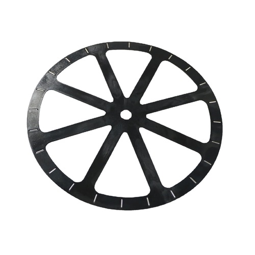 展柜9寸塑料滚针转盘广告架展示架托盘底部转盘360°平面塑料转盘