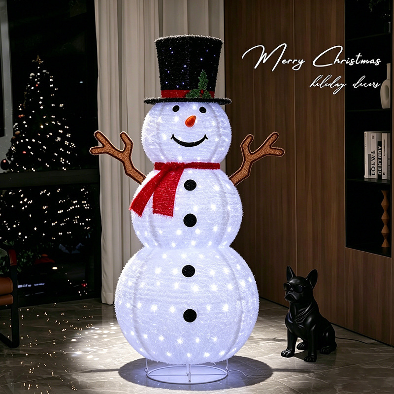 1.8m Telescopic Christmas Snowman Doll Decoration Ornaments Christmas Decorations Iron Art Luminous Velvet Snowman 1.8m Telescopic Christmas Snowman Doll Decoration Ornaments Christmas Decorations Iron Art Luminous Velvet Snowman