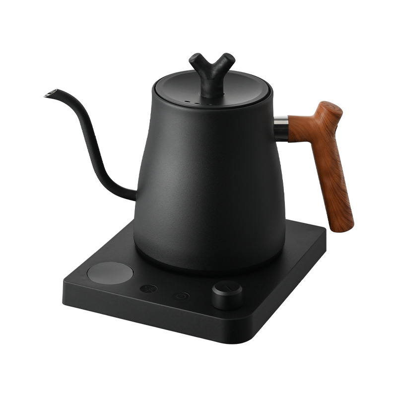エレクトリックKettleクロスボーダーつまみ温度制御細い口の長い口の手はコーヒーポットのステンレス電気ポットを押し流します。|undefined