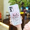 Applicable OPPO RENO6 4G mobile phone case new simple soft shell luxury, cute pure color trendy animation