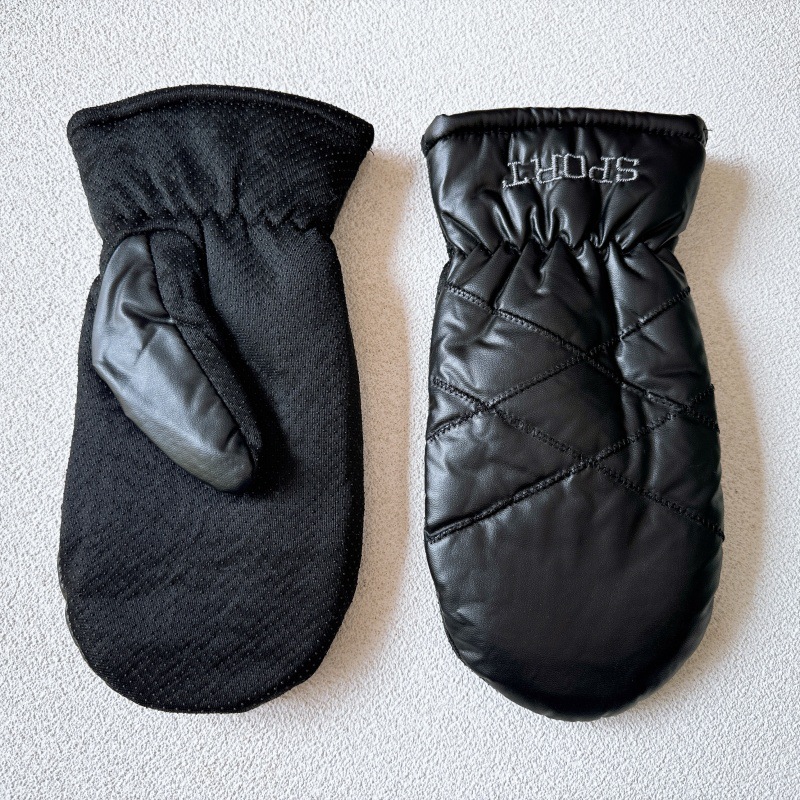 남성용 벙어리 장갑 블랙 10/S