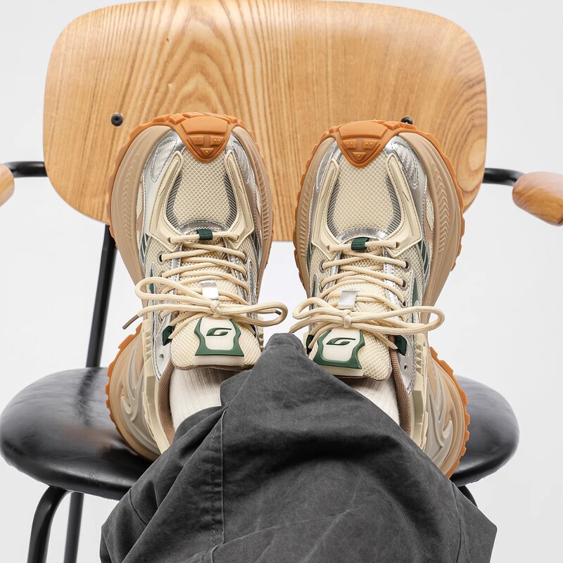 Rattlesnake Retro Outdoor Dad Shoes Thick-Soled Orgasm Brand Couple Sports and Leisure Jogging Shoes Breathable Men's Shoes