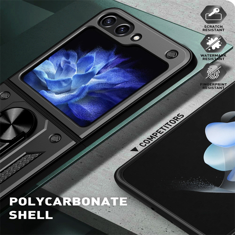 Schutzhülle Für Samsung Z Flip Schiebe-fenster Design Klappbar_voghion.com