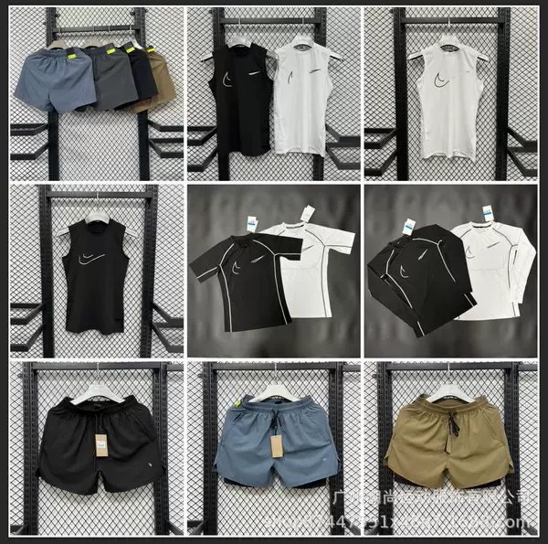Sports Tights, Long-Sleeved and Short-Sleeved Vests, Quick-Drying Inner Wear, High-Elastic Cycling Sportswear, Quick-Drying Fitness Tights