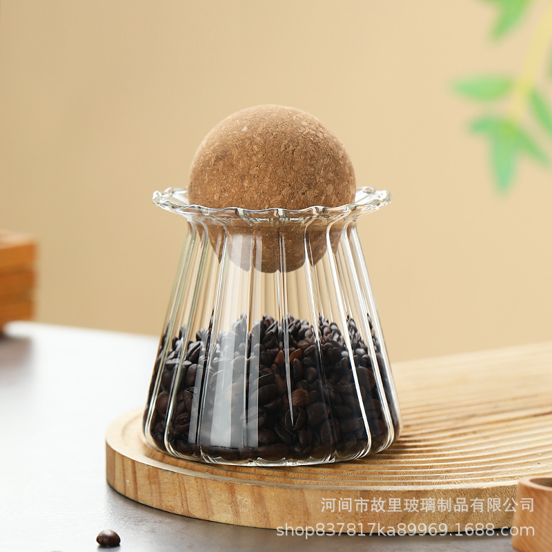 工場直接供給越境ガラス密封瓶キッチン収納瓶茶瓶コルク瓶高ホウケイ酸ガラス密封|undefined
