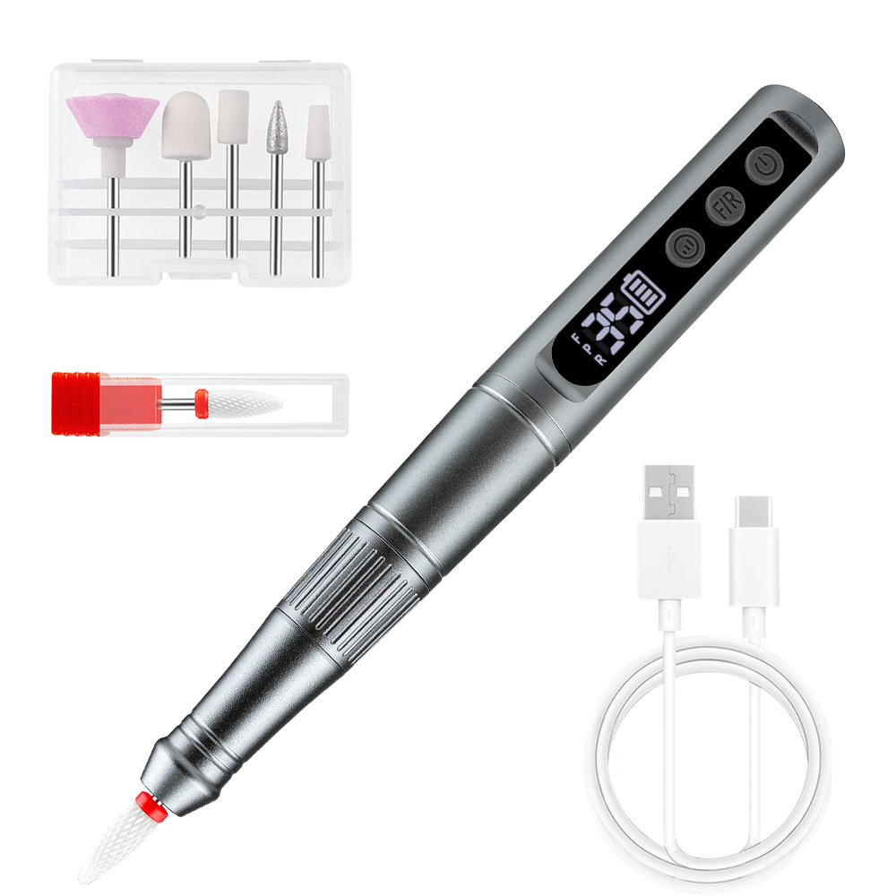 Pulidor de uñas portátil estilo ruso, tipo bolígrafo, herramienta eléctrica para manicura, pulidor de uñas. image 16