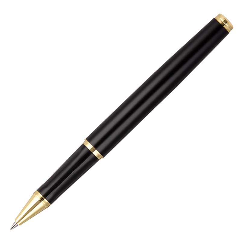 Customized Deli S86 Signature Pen 0.5mm Black Bullet Business Office Ball Pen Student Calligraphy Pen Neutral