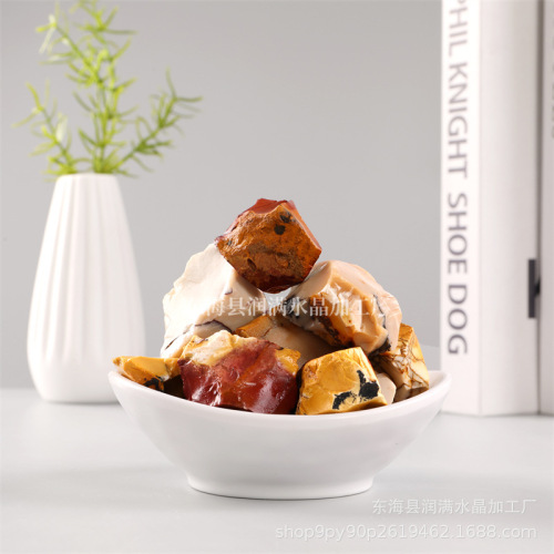 Dinosaur egg stone crystal raw material Geometric-shaped incense stone diffuser gravel Fish tank flower pot decoration stone