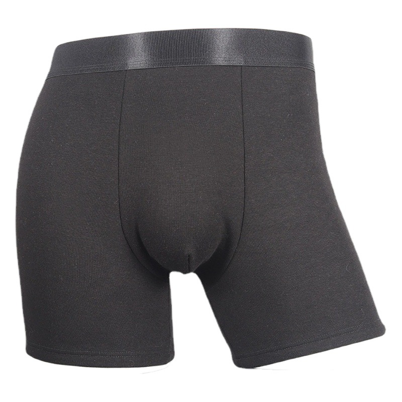 Ropa interior térmica de invierno para hombres engrosada forrada de lana térmica de protección del vientre boxeador pantalones cortos de cintura media-alta pantalones cortos de soporte de cintura cabeza