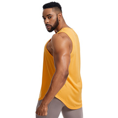 網眼透氣健身背心男士夏季寬鬆大碼速干運動背心暴汗跑步籃球背心