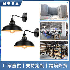 定制壁灯美式创意复古工业风铁艺可调光咖啡厅卧室书房过道壁灯