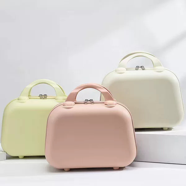 2026 New Candy-Colored Portable Makeup Case Mini Suitcase 14inch Small Companion Gift Box