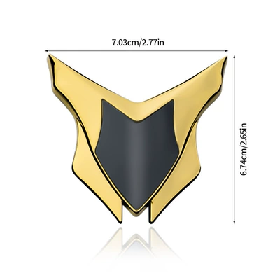 Modification Decoration Stickers, Zinc Alloy, Body sticker
