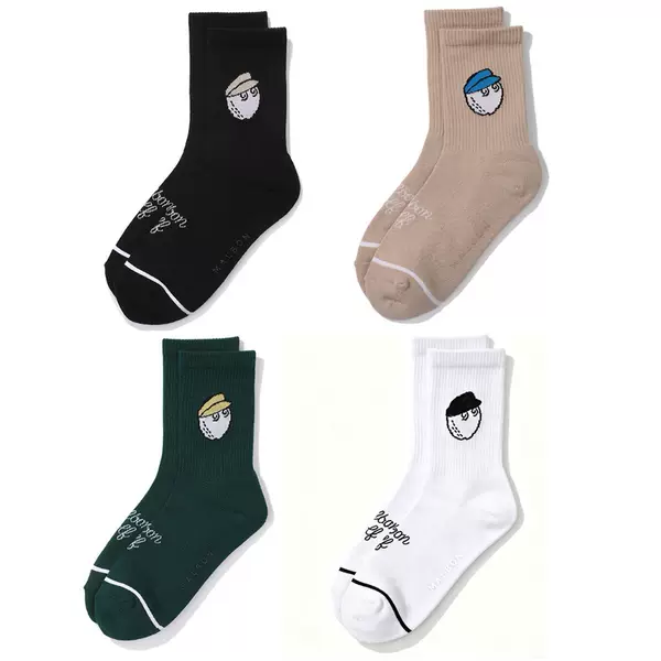 Golf socks are available in multiple colors, comfortable and sweat-absorbent, essential for daily wear, with towel bottom and anti-slip features