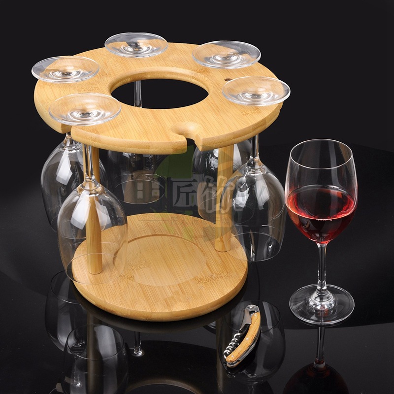 Wine Glass Drying Rack and Bot