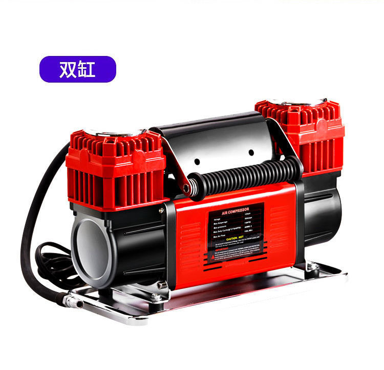 [All-Metal Durable] Jideli Car Air Pump Double-Cylinder High-Voltage High-Power Off-Road Truck Tire Gas