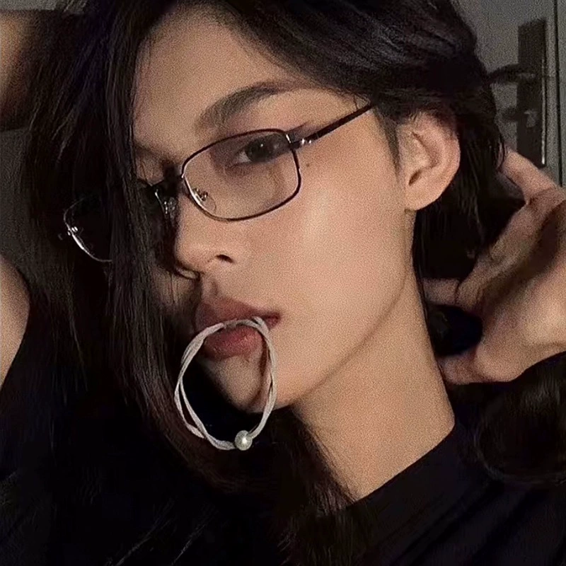 Retro rectangular Japanese glasses, Korean style