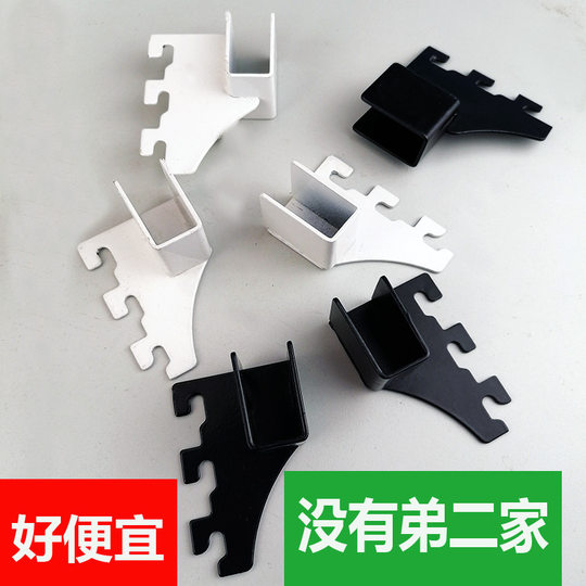 Factory direct stainless steel square tube left and right middle straight Toca 15x 30mm square tube ladder column AA column hook black and white