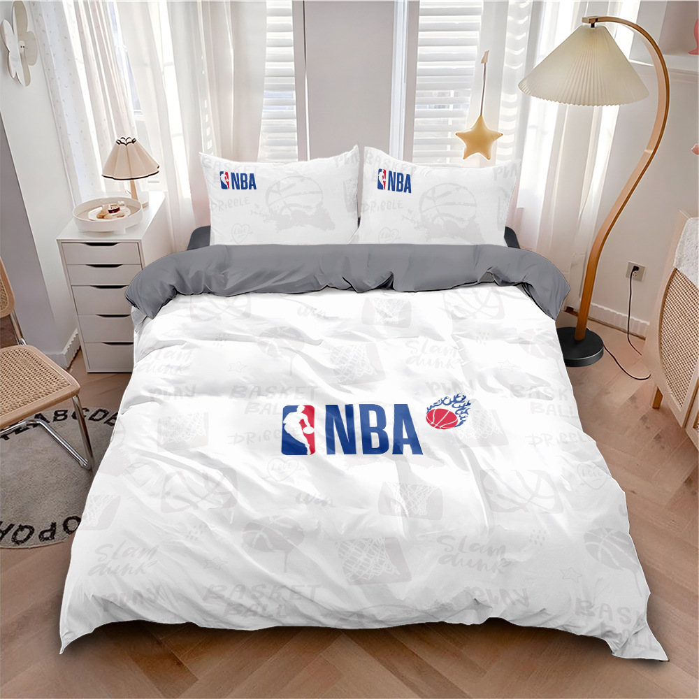 Juego de cuatro piezas de baloncesto de la nba, ropa de cama de los lakers, ropa de cama de los Warriors de Golden state, ropa de cama del dormitorio masculino, juego de tres piezas