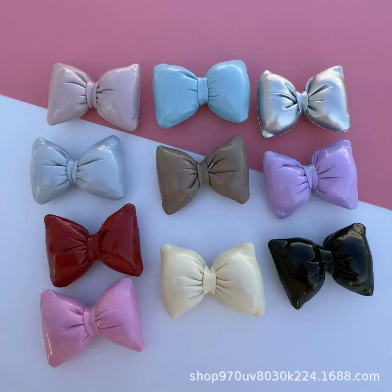 Новый стиль pu цветной бант аксессуары DIY одежда аксессуары для волос головной убор обувь носки аксессуары сумка кукла аксессуары аксессуары