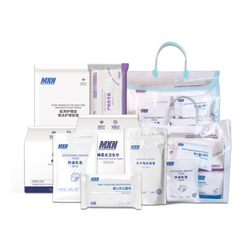 Prenatal Gift Box Postpartum Care Center Practical Preparatory Gift Set Exquisite Gift Box with Handbag for Clients