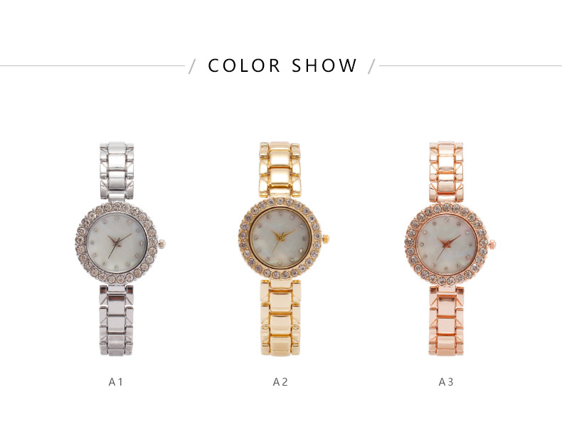 55g Weight Tempered Glass Mirror Material Alloy Strap Material Watch Classification Pointer Display Type Jewelry Buckle Buckle Style Round Dial Shape Daily Occasion Quartz Movement Geometric Pattern All Seasons Season Women's Gender Simple Style Style Simple Style Geometric Jewelry Buckle Quartz Watch Women's Watches 14