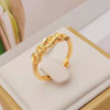 Brass ring, golden ethnic jewelry, wholesale, ethnic style