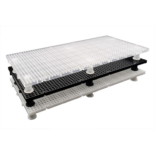 Encrypted grid board fish tank bottom isolation board isolation net separation board detachable and spliced ​​bottom filter screen partition