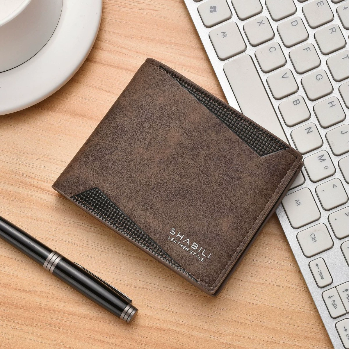 Новый кошелек мужской короткий молния кошелек