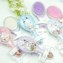 Cross-border oval cartoon air cushion children's comb cute girl heart air cushion massage comb student comb Sanrio KT