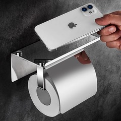 パンチフリーペーパーロールホルダー 304 ステンレス鋼トイレットペーパーホルダートイレットペーパーボックスホテルトイレットペーパーボックスロールペーパーボックス