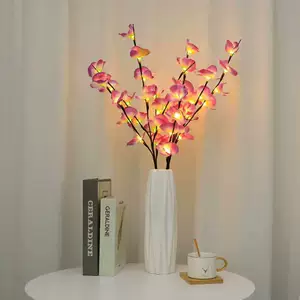 Phalaenopsis Roses филиатные огни цветочные композиции декоративные огни светодиоды струны украшения комнаты ночные огни