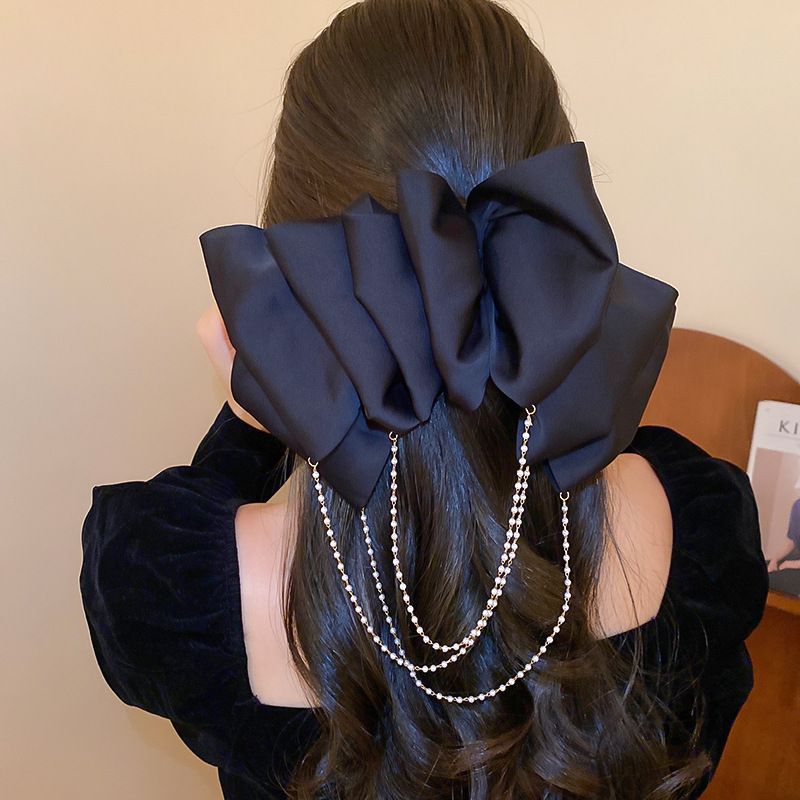 90g Weight Hair Clip Hair Accessories Type 1 Piece Quantity Daily, Date, Shopping Occasion Bow Knot Pattern Women's Gender Sweet Style Women's Sweet Bow Knot Cloth Hair Clip 10
