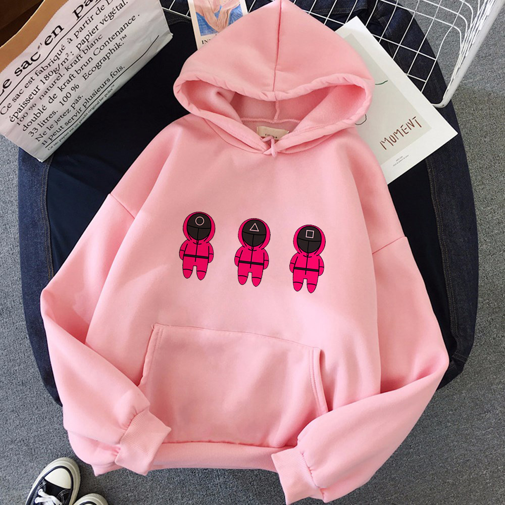 Korean Squid Game  2D Digital Printing Hooded Sweatshirt nihaostyles wholesale clothing NSYKD82650