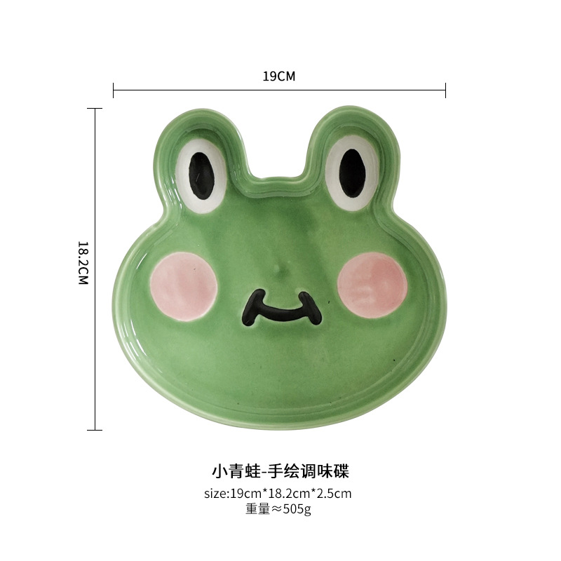 Plato japonés creativo encantador de dibujos animados, plato de conejo para bebés, plato de comida para niños, plato de bocadillos para animales domésticos, plato de comida