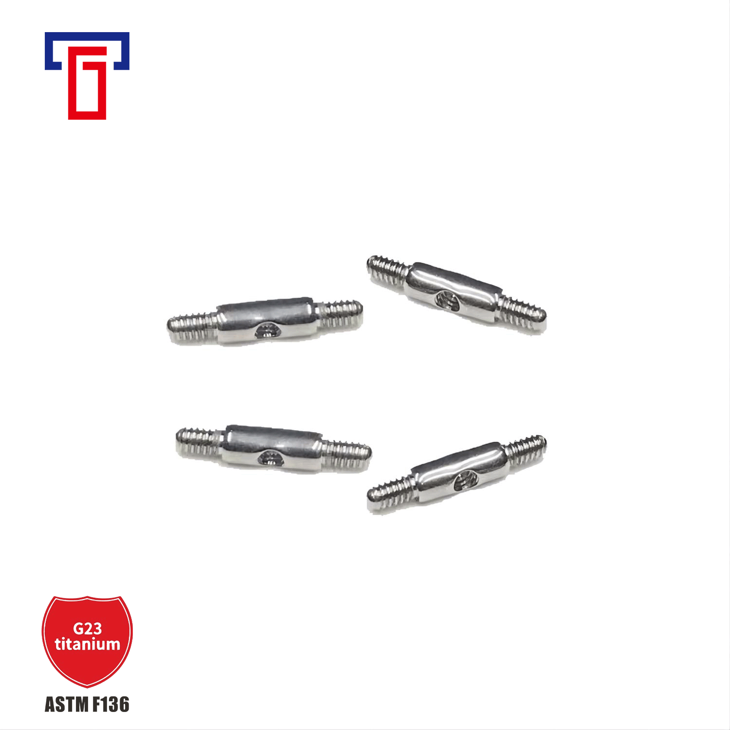 Pointed titanium steel lip stud product view