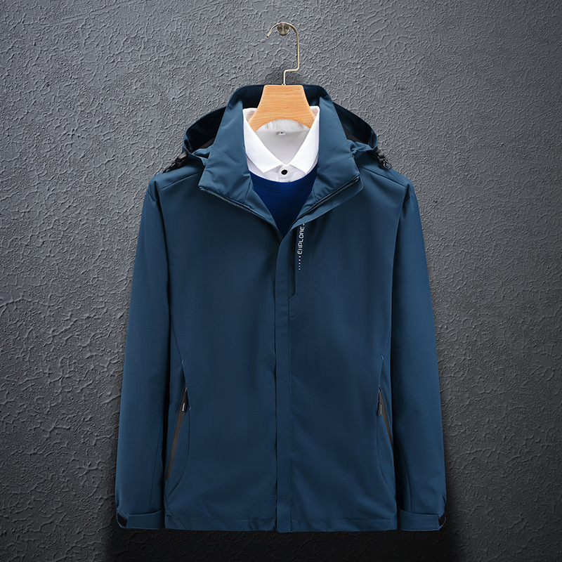 Profundidad gran cantidad de stock al aire libre vestir hombre y mujer abrigo delgado chaqueta deportiva ocio a prueba de viento manga larga