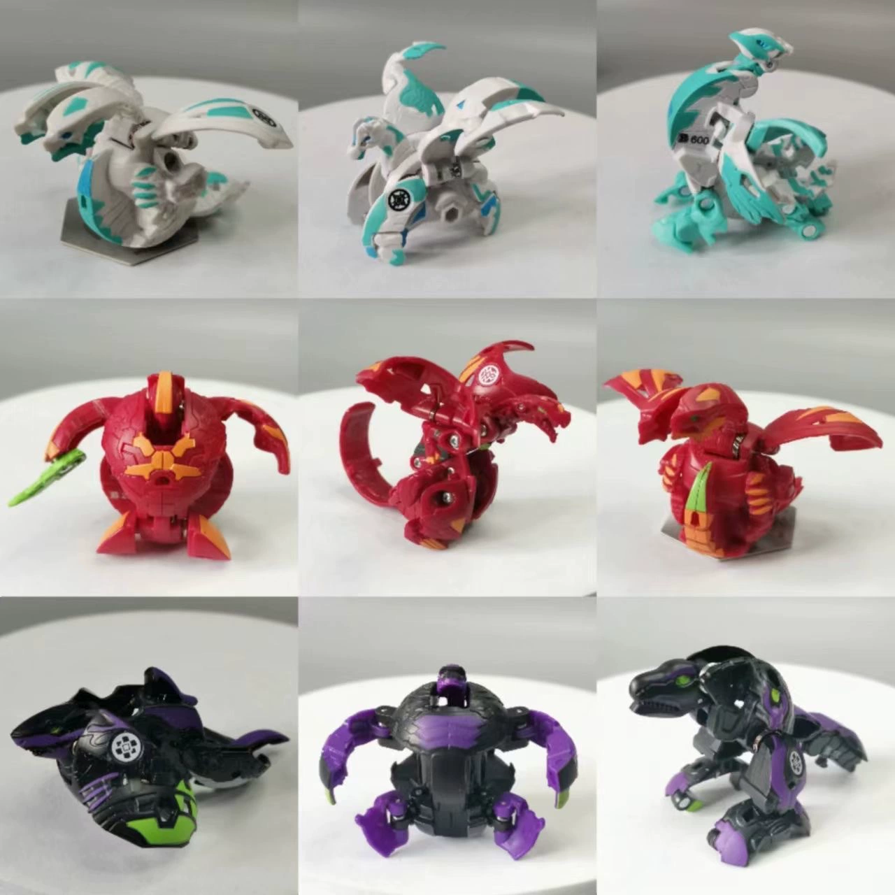 Трансформер Bakugan боевой минифигурка, 3,5 см, разные цвета (одна штука)