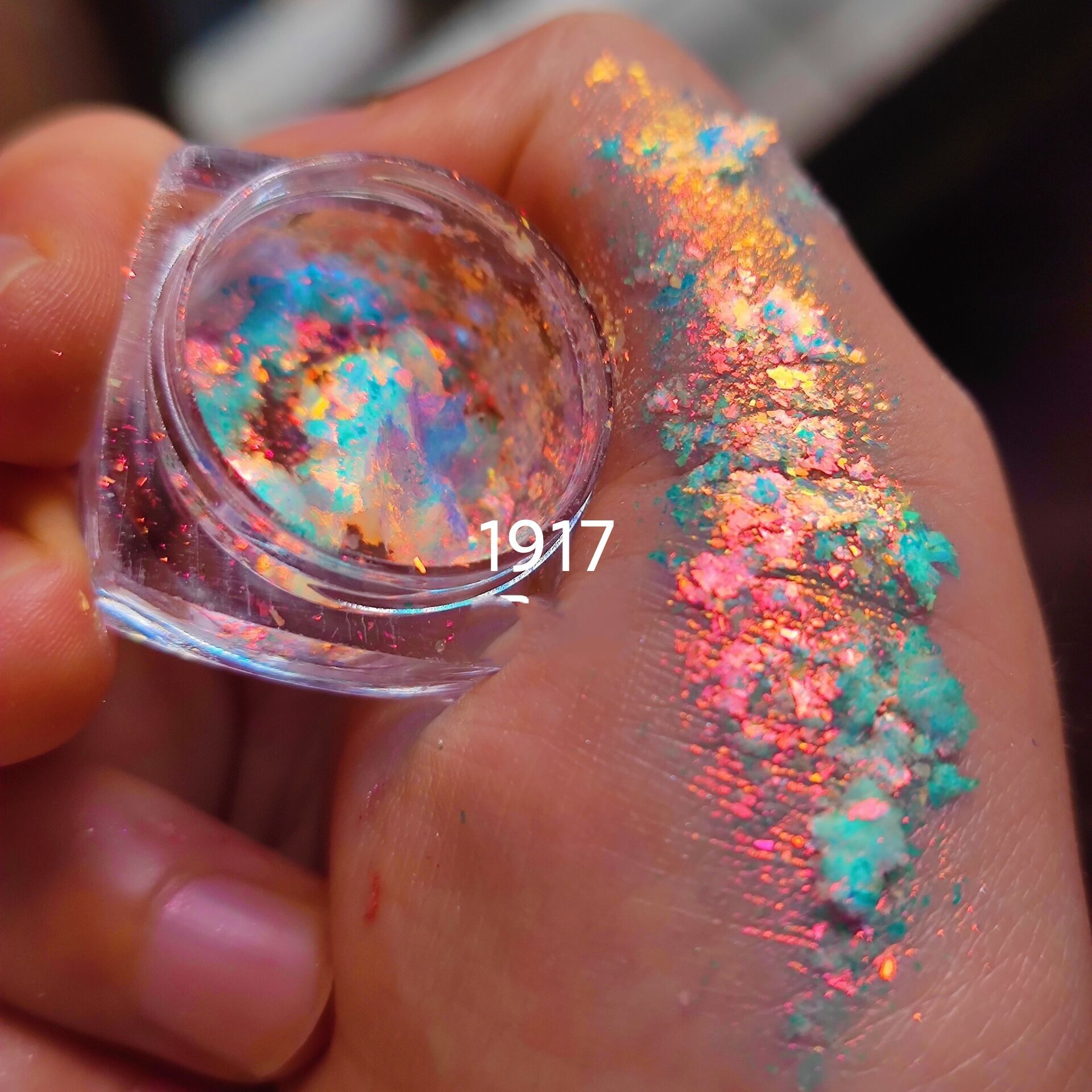 跨境高光云锦粉 幻彩变色龙极光粉闪片 偏光云锦闪粉0.2g